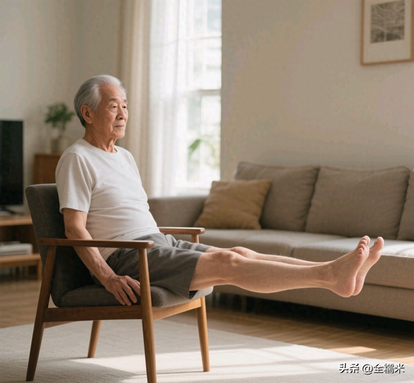 股四头肌训练椅_居家老年人肌肉保护锻炼_防跌倒关键肌训练