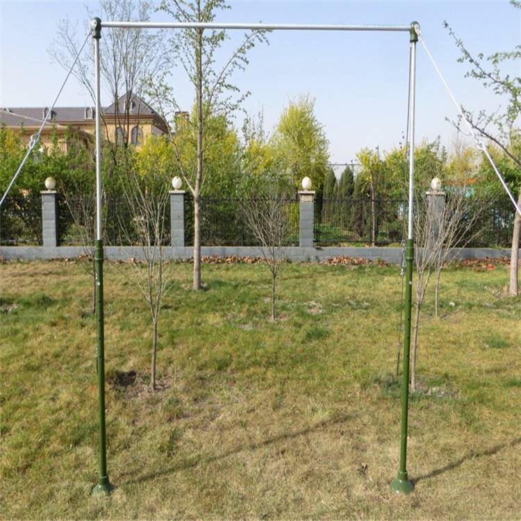 赤峰 综合训练场器材 可拆卸低桩网 钢木结合