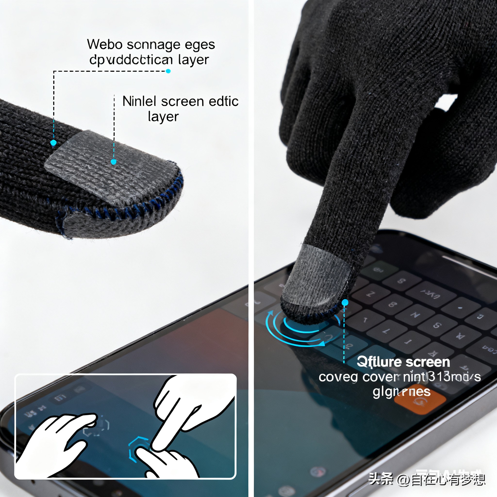 跑步手套保暖防风_跑步手套导电材质_健身手套的作用