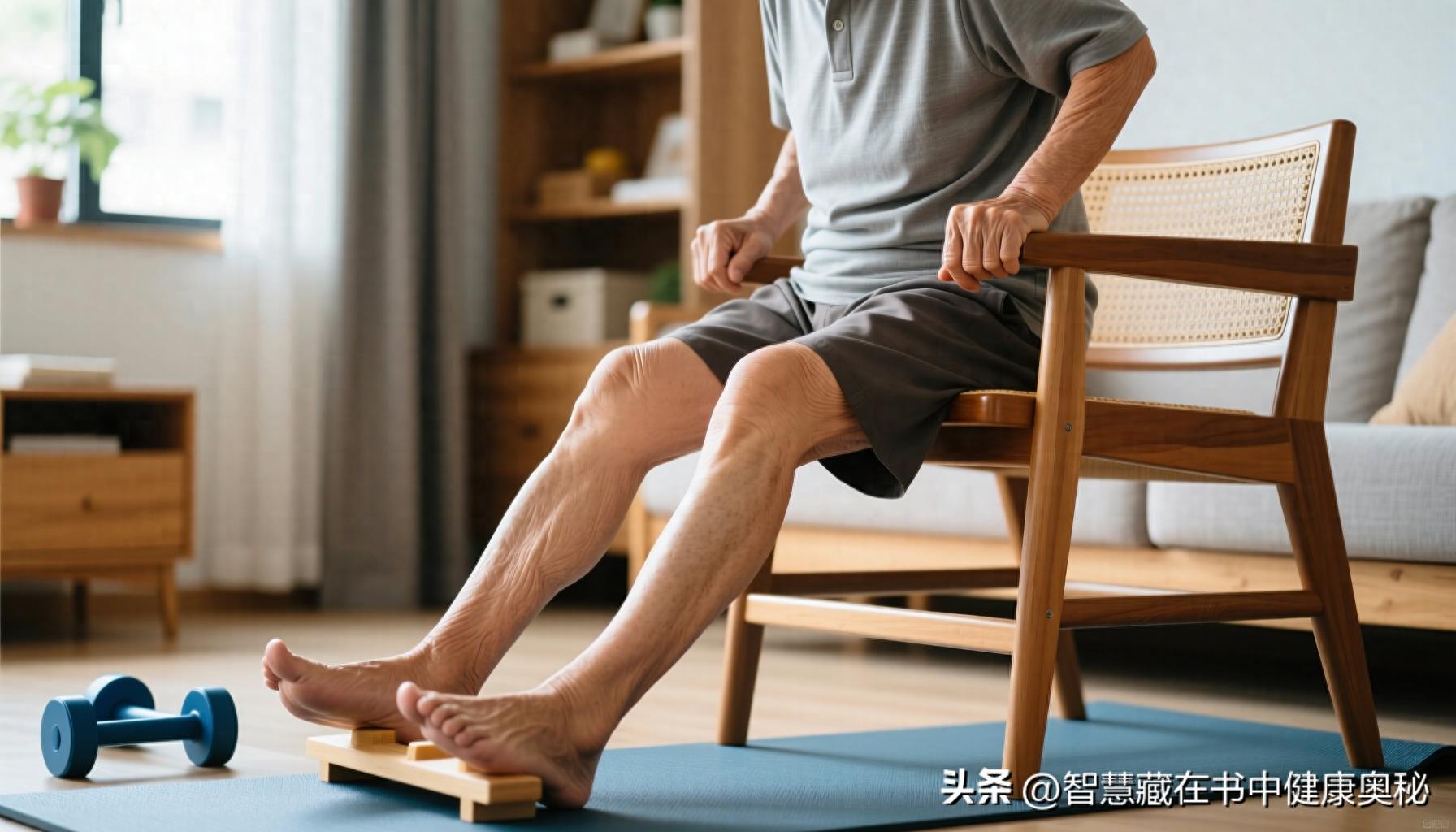 中老年人椅子腿部锻炼方法_延缓腿部老化椅子运动_髋关节训练椅