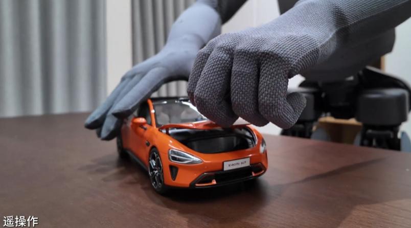 小米机器人 仿生手 触觉手套_健身手套有味道