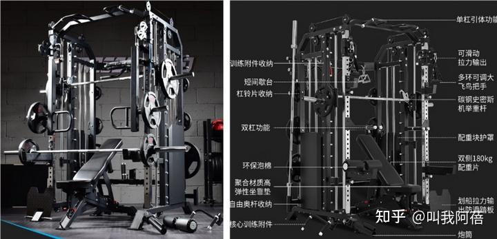 综合训练器_飞鸟架_史密斯一体机