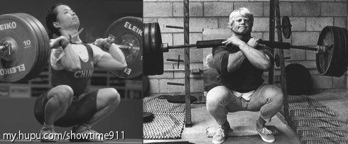 深蹲锻炼股四头肌_股四头肌训练椅_颈前深蹲训练教程