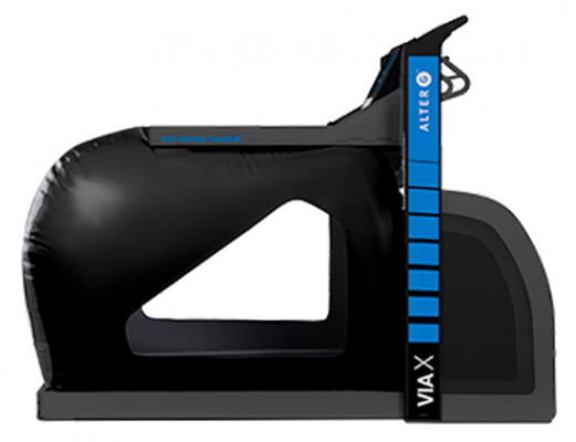 NASA差压技术反重力跑步机_AlterG反重力跑步机 太空反重力测试训练系统VIA_反重力跑步机原理